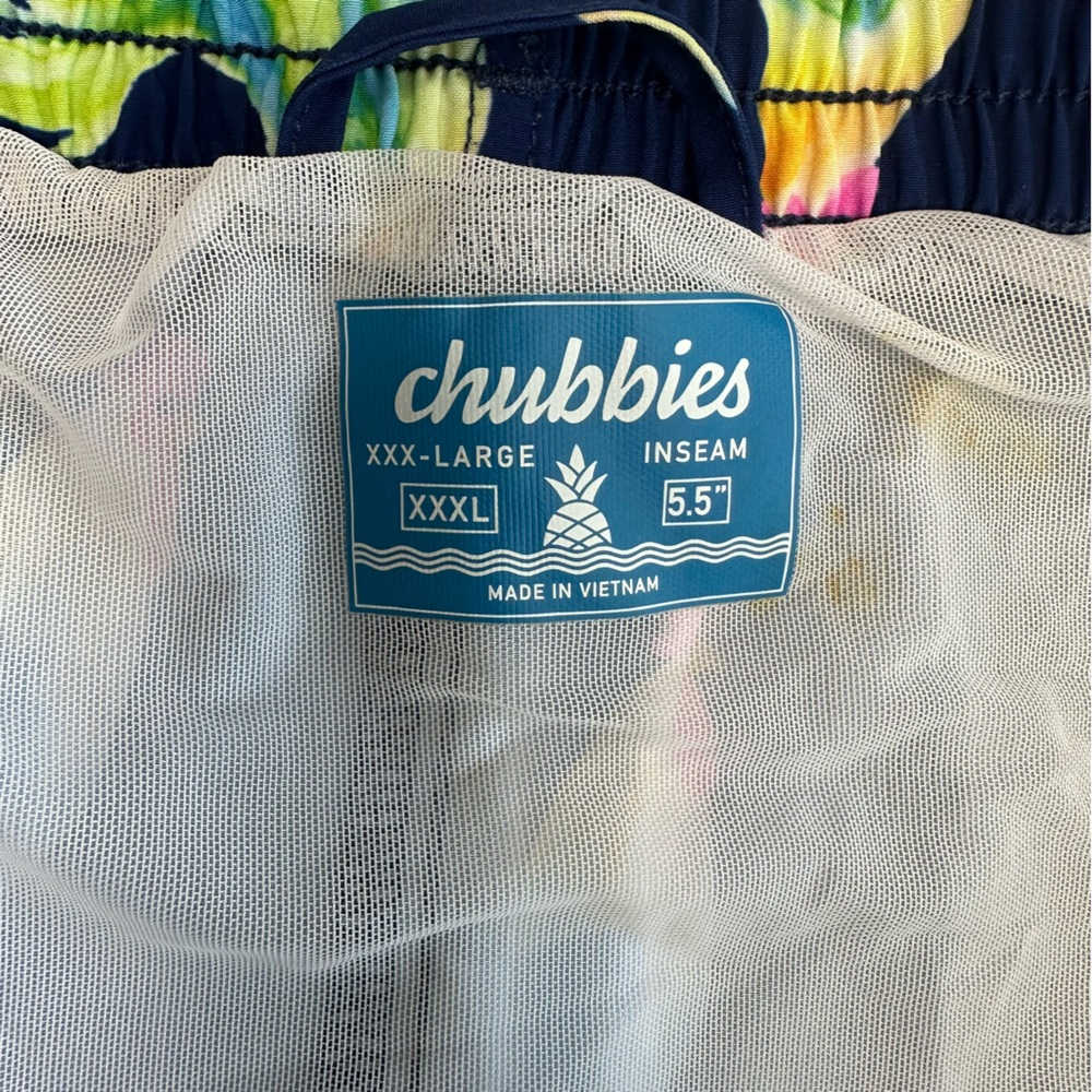 Chubbies Classic Stretch Swim Trunks – XXX-Large Men’s Chicken/Rooster Print - Picture 9 of 9